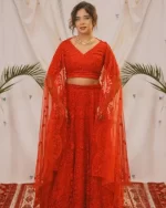 Red Bridal Set